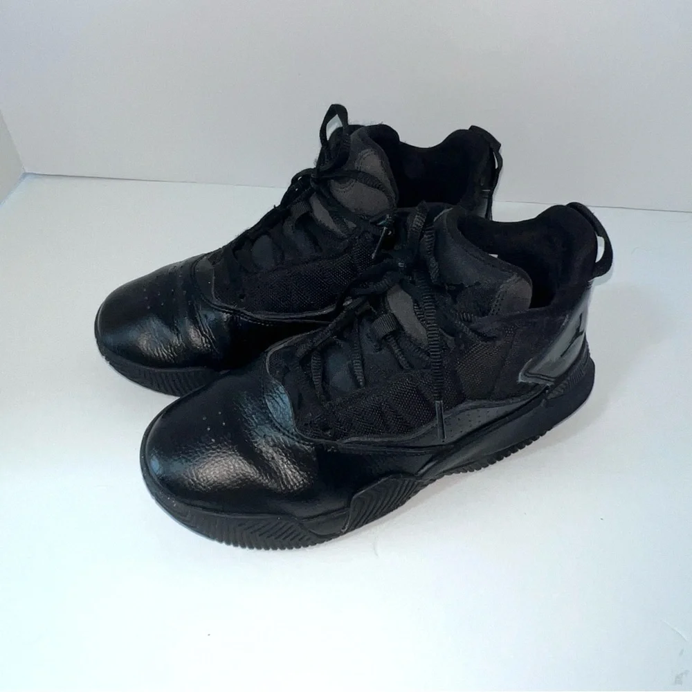 Nike Air Jordan‎ Stay Loyal Triple Black Sneakers Shoes Youth 6